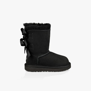 Ugg Bailey Bow II Kids Classic Boots Black (9650OWZHB)